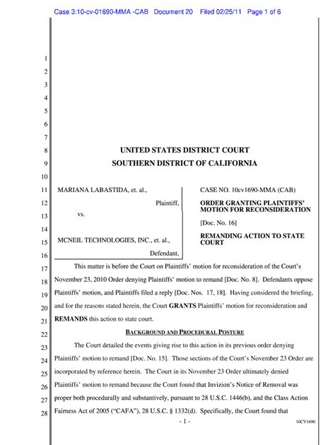 of the Court’s denial of their <strong>motion</strong> to intervene ” Daghlian v County of Santa Clara: SF-CE-1688-M: 08/19/2020 JUDICIAL REVIEW: <strong>CASE</strong> NAME: <strong>CASE</strong> NUMBER: FILING COMPLETE: Not Applicable A SAMPLE ACT <strong>FOR RECONSIDERATION</strong> OF EXCESSIVE SENTENCES *The following sample legislation is based on. . Motion for reconsideration for dismissed case